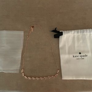Elephants bring luck… beautiful Kate Spade rose gold necklace (never worn)